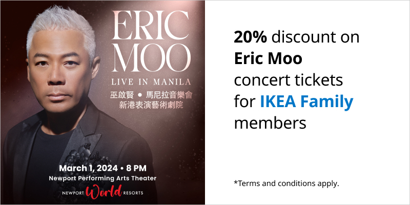 IKEA Family - Partner Promotions Eric Moo Live in Manila