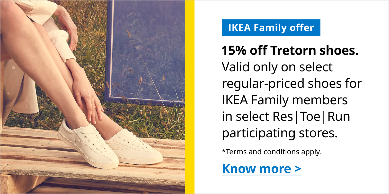 IKEA Family - Partner Promotions Tretorn Shoes